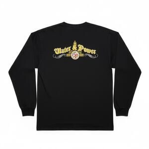 LA DWP Los Angeles Water & Power Black Long Sleeve Employee T-Shirt Men's 2XL